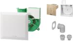Helios elszívó ventilátor komplett szett, fehér H8137 8111 8191 (H8137 8111 8191)
