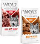 Wolf of Wilderness 2x12kg Wolf of Wilderness "Soft & Strong" száraz kutyatáp- Mix: csirke, marha