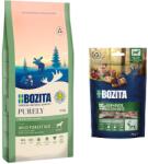  Purely 11kg Bozita Purely Adult Grain Free jávorszarvas száraz kutyatáp+2x70g Meaty Bits jávorszarvas & kacsa kutyasnack ingyen