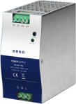 ORNO Bloc de alimentare industrial pentru șină DIN, 24VDC, 10A, 240W, carcasă de metal (O-OR-PSU-1676)