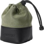 Artisan & Artist | ACAM-LP120 | Fabric and Leather Lens Pouch (S) Khaki/Black Husa obiectiv foto