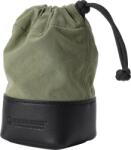 Artisan & Artist Artisan & Artist | ACAM-LP140 | Fabric and Leather Lens Pouch (M) Khaki/Black Husa obiectiv foto