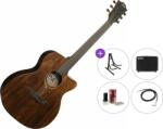 LÂG GUITARS Sauvage ACE Premium SET Natural Електро-акустична китара Джъмбо