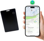 Gitel Apple Find My kompatibilis okos nyomkövető kártya pénztárcába, táskába és autóba - extra-vékony 2, 8mm, vezeték nélkül újratölthető Lokátor tracker (Pointercard Pro)