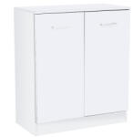 Leziter Miami komód 2 ajtós 80x92 cm fehér-fehér (LMK2AFF) - fabuland