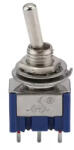  2 állású kapcsoló - 125 V / 6 A, 3 lábú