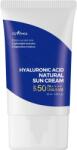 ISNTREE Hyaluronic Acid Natural Sun Cream SPF50+/PA++++ - Cremă De Protecție Solară Fizică Hidratantă 50ml