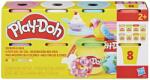 Hasbro Set 8 cutii plastelină Play-Doh Curcubeu (G0513_G0691)
