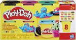 Hasbro Set 8 cutii plastelină Play-Doh culori vibrante (G0513_G0692)