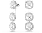 Swarovski női fém kristály fülbevaló UNA - ezüst Univerzális méret