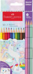 Faber-Castell Színes ceruza készlet, hatszögletű, FABER-CASTELL"Unikornis" 10+3 különböző szín (111219) - nyomtassingyen