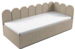 Gyerekágy Pláza Saroktámlás LÉNA heverő 90x200 cm Sötét Cappuchino