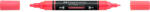 Faber-Castell Akril marker kétvégű MULTIMARK 255 Faber-Castell neon narancs (FC185955) - officefirst