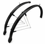 VeloGo alu-plasztik kerékpár sárvédő szett (Fekete, 28", 46mm, V-pálcás) (74040286)