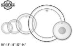 Remo Encore Rock dobbőr szett ( 10"-12"-16"-22"+14" ) pinstripe clear + controll sound 14 EN-PS1022-PP