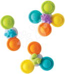 Infantino Pörgettyű kádba Silicone Bath Pop Spinners Infantino 3 darab tapadókorongokkal 4 hó-tól (INF305289)