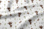  Pamutvászon textil 160 cm széles - Bambi a réten mintával