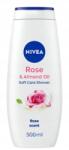 Nivea Rose & Almond Oil tusfürdő 500 ml - hidratáló rózsa illat