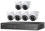 TP-Link KIT TP-LINK VIGI NK8MP-T6425-2T contine: 6x VIGI 4MP Full-Color Turret (VIGI NK8MP-T6425-2T) - toria