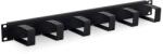 TRITON 19' cable management panel 1U, 6x inele 70 x 40 mm (RAC-VP-X21-A1)