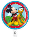 Global Licence Srl 8db papírtányér 20cm MICKEY ROCK THE HOUSE