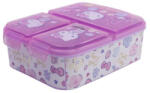 Stor Hello Kitty 3 rekeszes ételtartó doboz