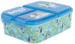 Stor Bluey 3 rekeszes ételtartó doboz