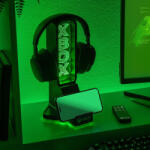 Paladone Xbox LED NEON gamer fejhallgató+telefontartó állvány
