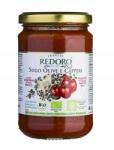 Redoro Paradicsomszósz olívabogyóval és kapribogyóval Bio 290g Redoro ökológiai olasz