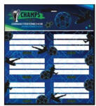 Champs: Füzetcímke - 3 x 6 db-os