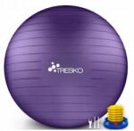  Tresko gimnasztikai labda (lila, 75 cm) pumpával (YGB-026)