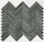 Settimo Mozaic Herringbone marmura Verde Tia, 26, 5x32, 5x1 cm (TK008)
