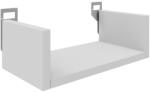 FDY Etajera de perete Dervana din PAL melaminat, alb, 30x15x10 cm Raft