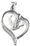 Flippy Pandantiv, Jolie Silver, Argint 925, Model Horses in Love, 16 x 20 mm, 1.6 g (05231)