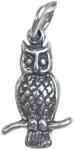 Flippy Pandantiv, Jolie Silver, Argint 925, Model Bufnita Pe Creanga, 1.5 g, 2 x 1 cm (06049)