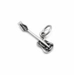 Flippy Pandantiv din Argint 925, Jolie Silver, Model Chitara, Bijuterie Decorativa cu Tema Muzicala, Greutate 0.7 g, Argintiu (05163)