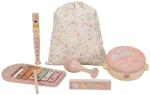 Little Dutch Дървен музикален комплект Little Dutch Safari Friends - 5 части, розов (LD7474) - baby