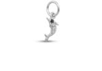 Flippy Pandantiv din Argint 925 Jolie Silver, Model Delfin cu Zirconii, 17 x 5 mm, 0.5 g (05095)