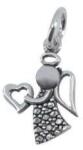 Flippy Pandantiv, Jolie Silver, Argint 925, Model Inger cu Inima, 1 g, 20x12 mm (06029)