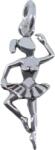 Flippy Pandantiv, Jolie Silver, Argint 925, Model Balerina, 27 x 10 mm, 0.9 g (05185)