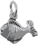 Flippy Pandantiv din Argint 925, Model Peste, Design Marin cu Detalii Conturate, Argintiu (05995)