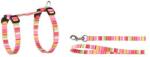 FLAMINGO SET HAM+LESA PENTRU PISICA FLAMINGO AMIRA PINK 20-35CMx10MM