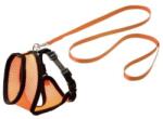 FLAMINGO SET HAM+LESA PENTRU PISICA FLAMINGO ORANGE/BLACK 110CMx10MM
