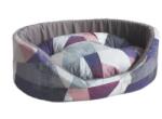 MPS CULCUS TEXTIL PENTRU CAINI SI PISICI TAURUS 3 GEO VIOLA 51x61x20 CM