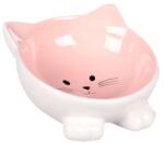 Flamingo Castron Din Ceramica Pentru Pisici Flamingo Puzi Pink 125ml