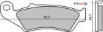RMS Placute de frana RMS organic (70917)