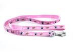 N MOL B. V Lesa Pentru Caini Nylon Mol Cu Model Pink 25mm*130cm/l5502.25130a