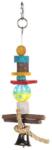 FLAMINGO Jucarie Pentru Pasari Exotice Flamingo Multicolora Cu Clopotel 27cm