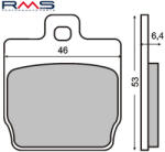 RMS Placute de frana RMS organic (70818)