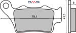 RMS Placute de frana RMS organic (70995)